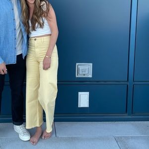 Yellow billabong pants!